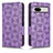 Custodia Portafoglio In Pelle Cover con Supporto C02X per Google Pixel 7a 5G Viola