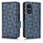 Custodia Portafoglio In Pelle Cover con Supporto C02X per Huawei Honor X5 Plus Blu