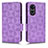 Custodia Portafoglio In Pelle Cover con Supporto C02X per Huawei Honor X5 Plus Viola