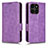 Custodia Portafoglio In Pelle Cover con Supporto C02X per Huawei Honor X8b Viola