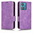 Custodia Portafoglio In Pelle Cover con Supporto C02X per Motorola Moto Edge 40 Neo 5G Viola