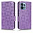 Custodia Portafoglio In Pelle Cover con Supporto C02X per Motorola Moto Edge 40 Pro 5G Viola