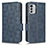 Custodia Portafoglio In Pelle Cover con Supporto C02X per Nokia G60 5G Blu