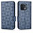 Custodia Portafoglio In Pelle Cover con Supporto C02X per OnePlus 10 Pro 5G Blu