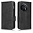 Custodia Portafoglio In Pelle Cover con Supporto C02X per OnePlus 11 5G Nero