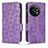 Custodia Portafoglio In Pelle Cover con Supporto C02X per OnePlus 11 5G Viola