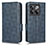 Custodia Portafoglio In Pelle Cover con Supporto C02X per OnePlus Ace Pro 5G Blu