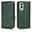 Custodia Portafoglio In Pelle Cover con Supporto C02X per OnePlus Nord 2 5G Verde