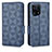 Custodia Portafoglio In Pelle Cover con Supporto C02X per Oppo Find X5 5G Blu