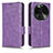 Custodia Portafoglio In Pelle Cover con Supporto C02X per Oppo Find X6 5G Viola