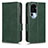 Custodia Portafoglio In Pelle Cover con Supporto C02X per Oppo Reno10 Pro+ Plus 5G Verde