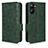 Custodia Portafoglio In Pelle Cover con Supporto C02X per Realme 10S 5G Verde