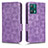 Custodia Portafoglio In Pelle Cover con Supporto C02X per Realme 9 Pro 5G Viola