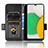 Custodia Portafoglio In Pelle Cover con Supporto C02X per Samsung Galaxy A03 Core