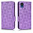 Custodia Portafoglio In Pelle Cover con Supporto C02X per Samsung Galaxy A03 Core Viola