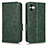 Custodia Portafoglio In Pelle Cover con Supporto C02X per Samsung Galaxy A04E Verde