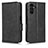 Custodia Portafoglio In Pelle Cover con Supporto C02X per Samsung Galaxy A04s Nero