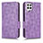 Custodia Portafoglio In Pelle Cover con Supporto C02X per Samsung Galaxy A12 Nacho Viola