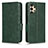 Custodia Portafoglio In Pelle Cover con Supporto C02X per Samsung Galaxy A13 4G Verde