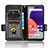 Custodia Portafoglio In Pelle Cover con Supporto C02X per Samsung Galaxy A22 5G SC-56B