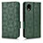 Custodia Portafoglio In Pelle Cover con Supporto C02X per Samsung Galaxy A22 5G SC-56B Verde