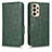 Custodia Portafoglio In Pelle Cover con Supporto C02X per Samsung Galaxy A23 4G Verde