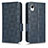 Custodia Portafoglio In Pelle Cover con Supporto C02X per Samsung Galaxy A23 5G SC-56C Blu