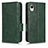 Custodia Portafoglio In Pelle Cover con Supporto C02X per Samsung Galaxy A23 5G SC-56C Verde