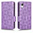 Custodia Portafoglio In Pelle Cover con Supporto C02X per Samsung Galaxy A23 5G SC-56C Viola