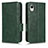 Custodia Portafoglio In Pelle Cover con Supporto C02X per Samsung Galaxy A23s Verde