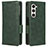 Custodia Portafoglio In Pelle Cover con Supporto C02X per Samsung Galaxy Z Fold5 5G Verde