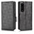 Custodia Portafoglio In Pelle Cover con Supporto C02X per Sony Xperia 1 IV SO-51C