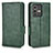 Custodia Portafoglio In Pelle Cover con Supporto C02X per Vivo V23 Pro 5G Verde