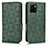 Custodia Portafoglio In Pelle Cover con Supporto C02X per Vivo Y01A Verde