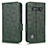 Custodia Portafoglio In Pelle Cover con Supporto C02X per Xiaomi Black Shark 4S Pro 5G Verde