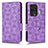 Custodia Portafoglio In Pelle Cover con Supporto C02X per Xiaomi Black Shark 5 Pro 5G Viola