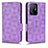 Custodia Portafoglio In Pelle Cover con Supporto C02X per Xiaomi Mi 11T 5G Viola