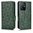 Custodia Portafoglio In Pelle Cover con Supporto C02X per Xiaomi Mi 11T Pro 5G Verde