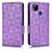 Custodia Portafoglio In Pelle Cover con Supporto C02X per Xiaomi POCO C31 Viola