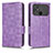 Custodia Portafoglio In Pelle Cover con Supporto C02X per Xiaomi Poco C40 Viola