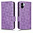 Custodia Portafoglio In Pelle Cover con Supporto C02X per Xiaomi Poco C50 Viola