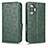 Custodia Portafoglio In Pelle Cover con Supporto C02X per Xiaomi Poco F3 GT 5G Verde