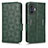 Custodia Portafoglio In Pelle Cover con Supporto C02X per Xiaomi Poco F4 GT 5G Verde