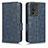 Custodia Portafoglio In Pelle Cover con Supporto C02X per Xiaomi Poco F5 Pro 5G Blu