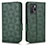 Custodia Portafoglio In Pelle Cover con Supporto C02X per Xiaomi Poco X3 GT 5G Verde