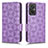 Custodia Portafoglio In Pelle Cover con Supporto C02X per Xiaomi Redmi 11 Prime 4G Viola