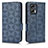 Custodia Portafoglio In Pelle Cover con Supporto C02X per Xiaomi Redmi K50i 5G Blu