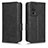 Custodia Portafoglio In Pelle Cover con Supporto C02X per Xiaomi Redmi K60 5G Nero