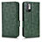 Custodia Portafoglio In Pelle Cover con Supporto C02X per Xiaomi Redmi Note 10 JE 5G Verde