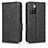 Custodia Portafoglio In Pelle Cover con Supporto C02X per Xiaomi Redmi Note 11 Pro+ Plus 5G Nero